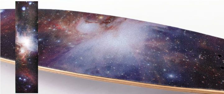 Longboard Griptape Sheet 42x10inch Galaxy