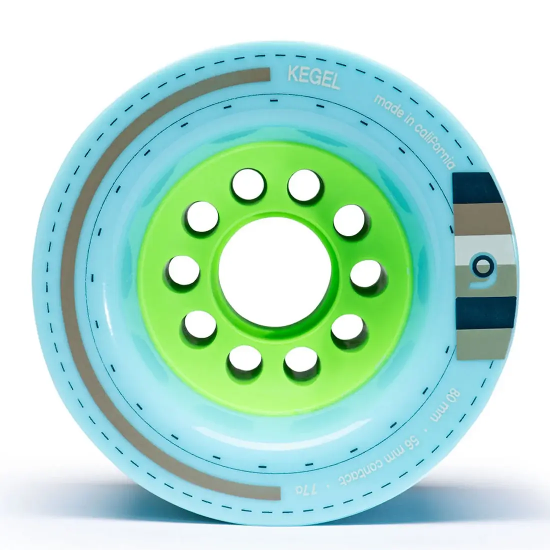 Orangatang Wheels Kegel 80mm 77a Blue