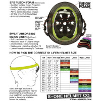 S-ONE Helmet V2 The Mini (the kid) Lifer Cyan Matte