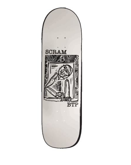 Scram Skates BTP 8,8" deck or complete