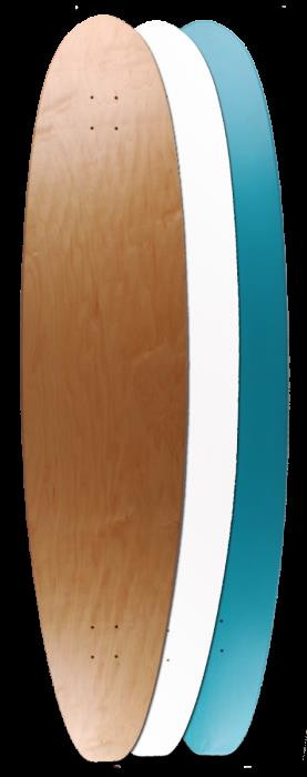 Long Surf Deck 50" x 11" 33"WB - Deck Only