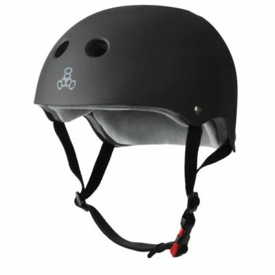 Triple Eight The Certified Sweatsaver Helmet - Color : All Black Matte