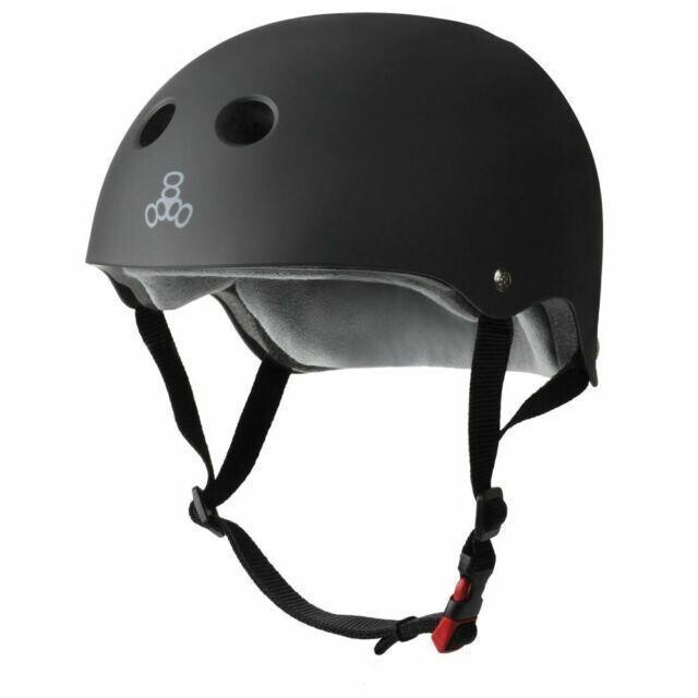 Triple 8 Helmet The Certified Sweatsaver All Black Matte