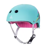 Triple 8 Helmet The Certified Sweatsaver Teal Hologram