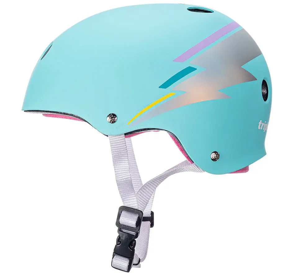Triple 8 Helmet The Certified Sweatsaver Teal Hologram