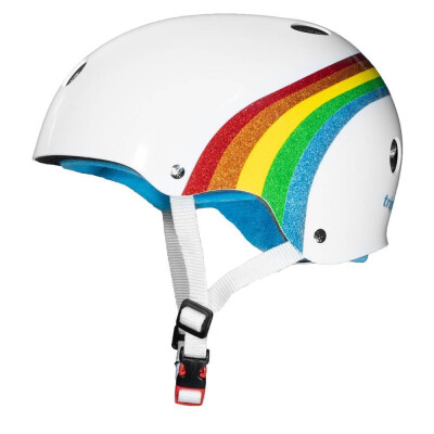 Triple 8 Helmet The Certified Sweatsaver Rainbow White