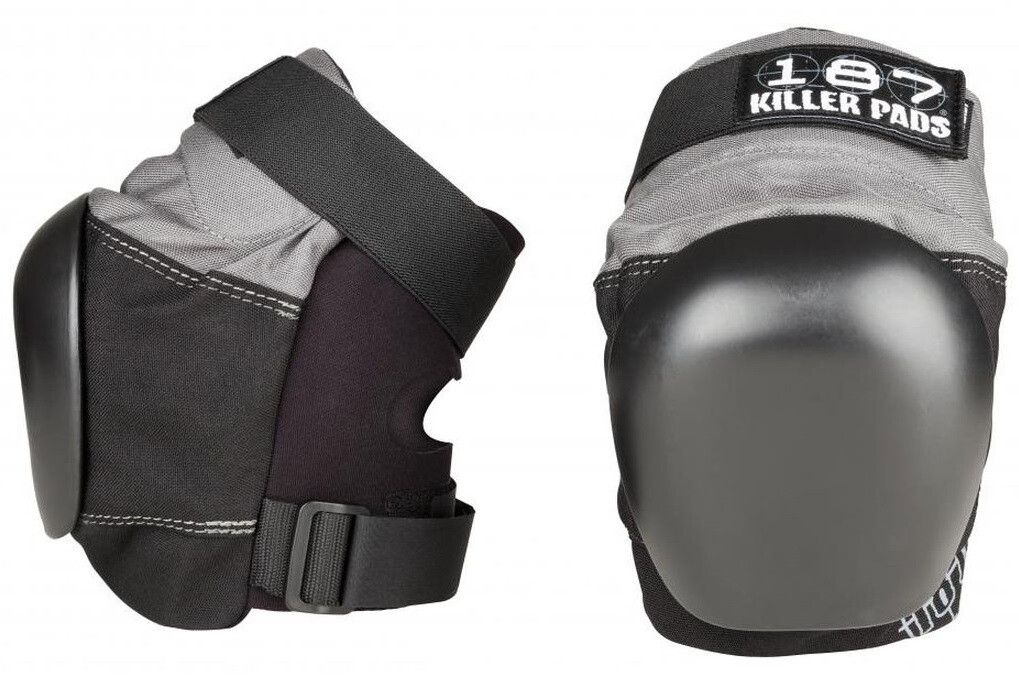 187 KILLER PADS Pro Derby Knee Gray/Black