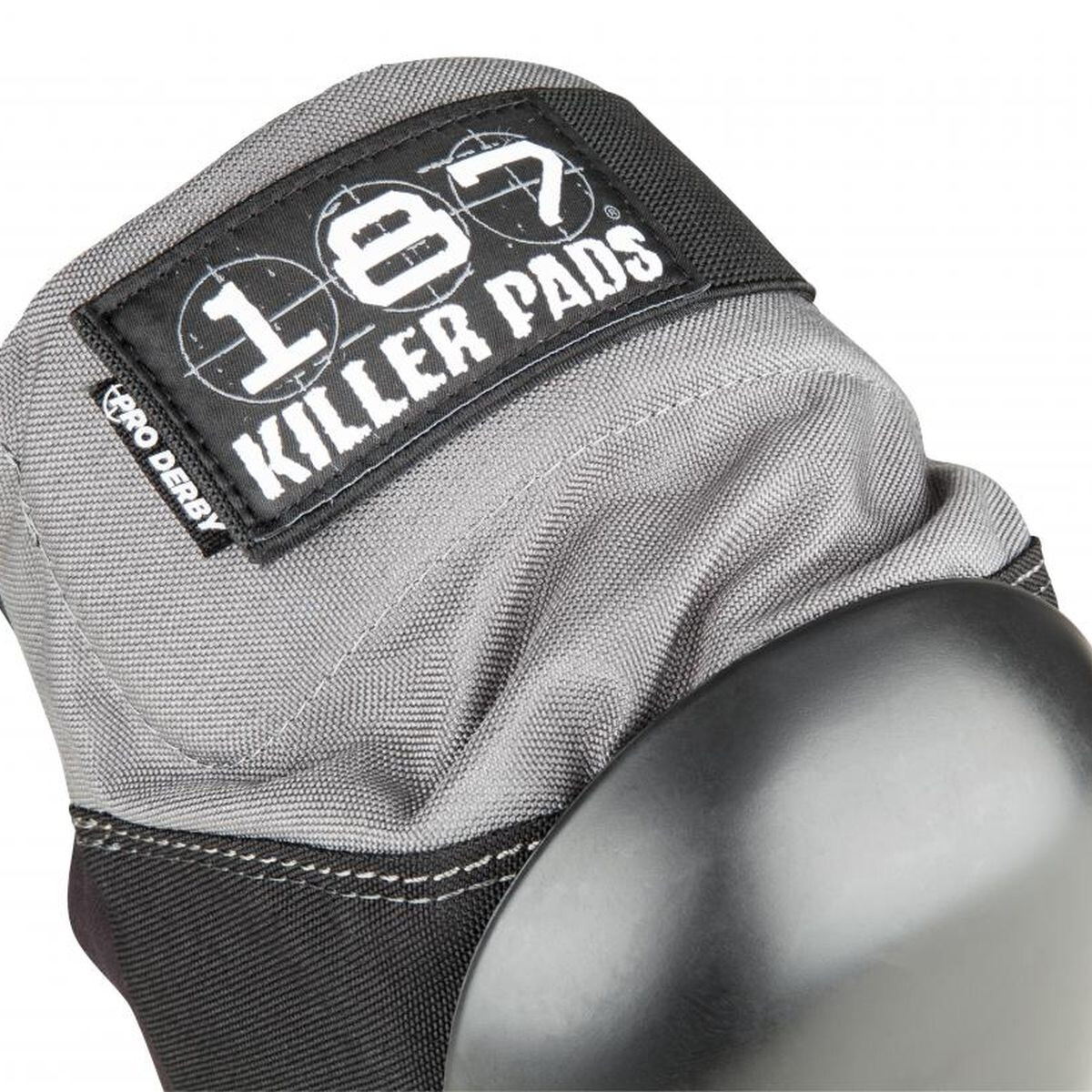 187 KILLER PADS Pro Derby Knee Gray/Black