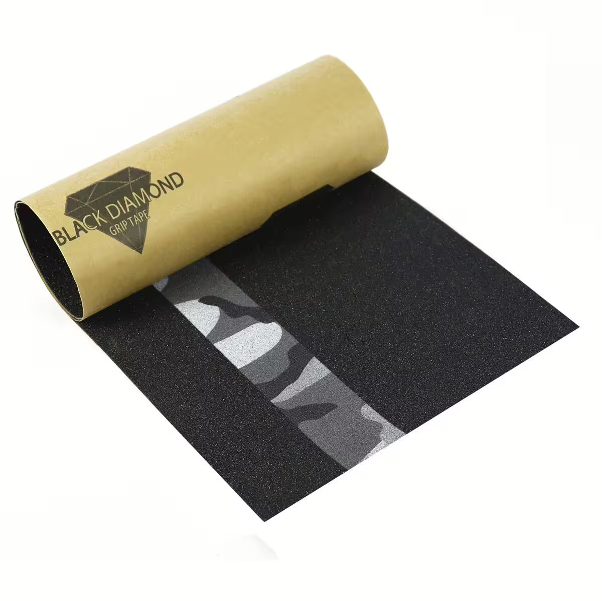 Black Diamond Griptape 9" x 33" Skateboard sheet Arctic Camouflage