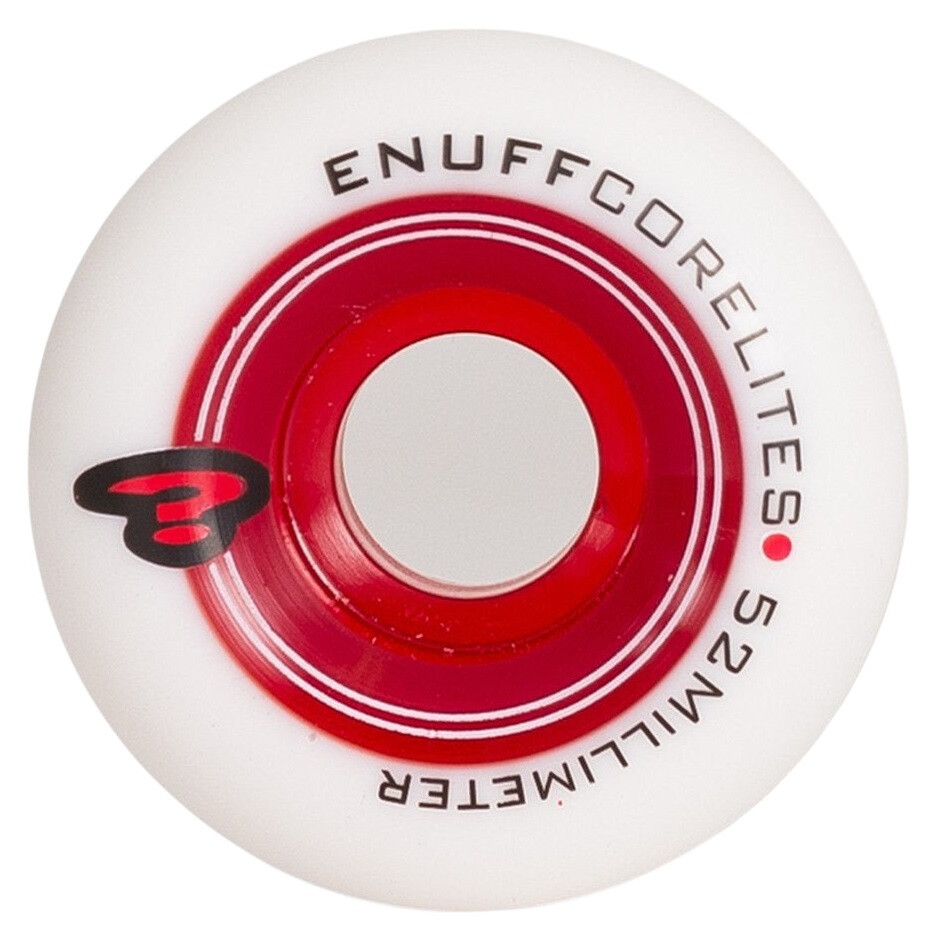 Enuff wheels Corelites 52mm-101A weiß/rot