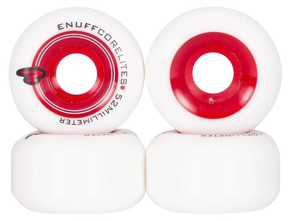 Enuff wheels Corelites 52mm-101A weiß/rot