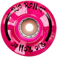 Rio Roller Light Up Wheels 58mm 82A Rosa Glitter