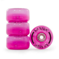 Rio Roller Light Up Wheels 58mm 82A Rosa Frost