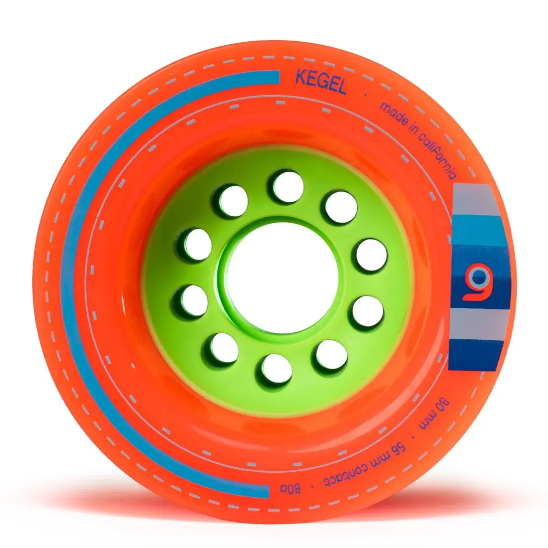 Orangatang Wheels Kegel 80mm 80a Orange
