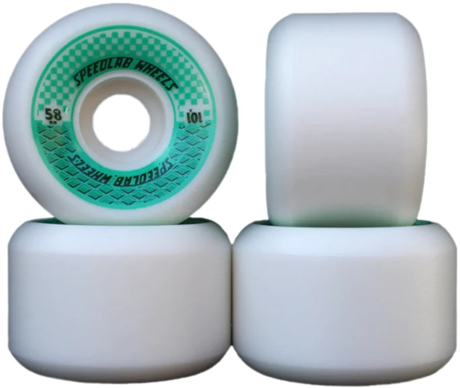 SPEEDLAB Wheels Checkmates 58mm 101A CP25,5mm white