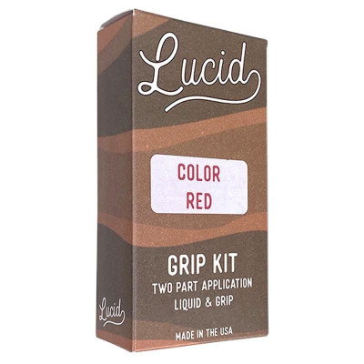 Lucid Grip Colored Clear Spray - red