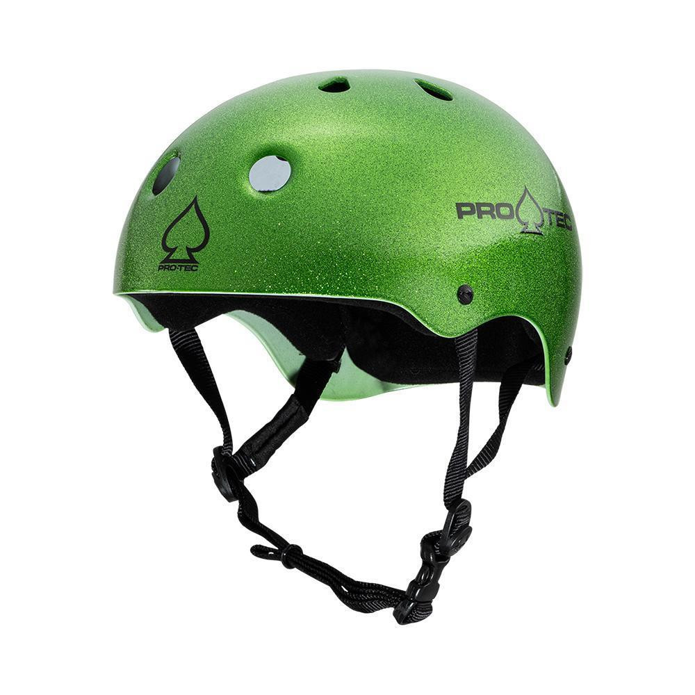 Pro-Tec Helmet Classic Certified Candy Green Flakes Adult