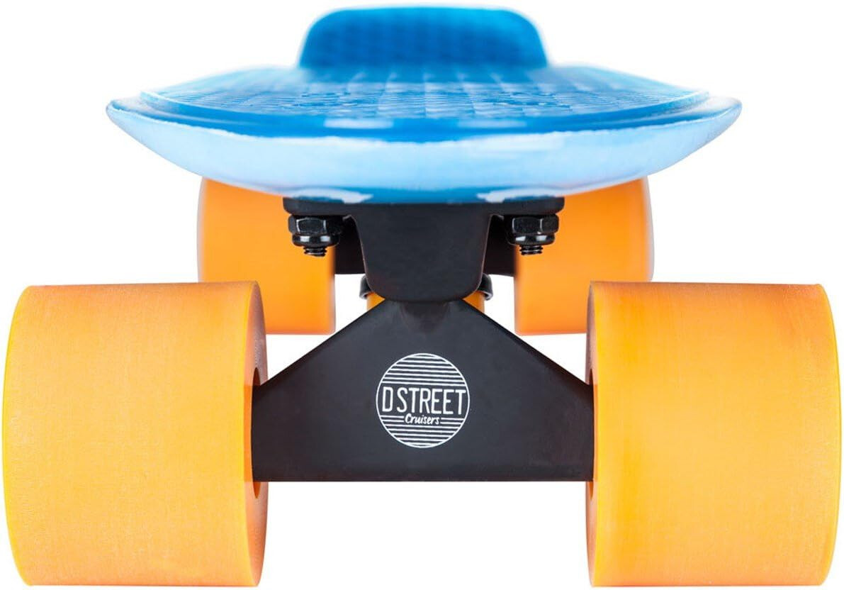 D-Street Complete Pennyboard Sumatra blue-orange 22"