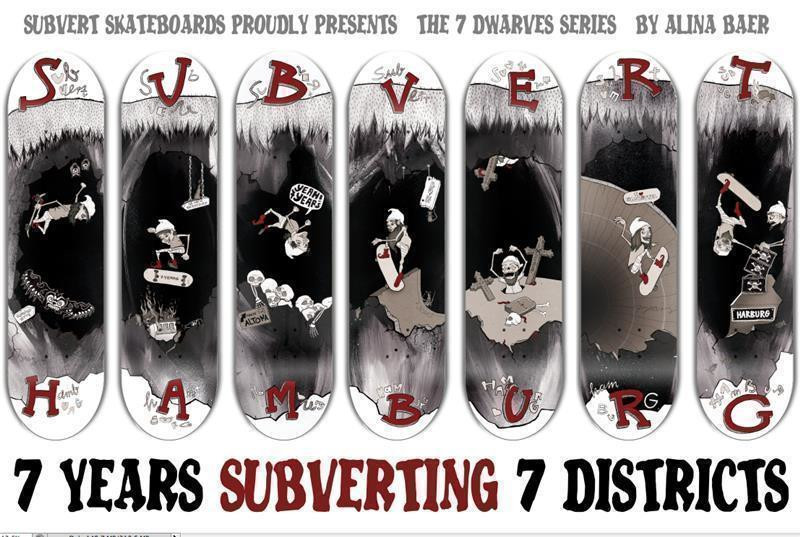 SUBVERT STORE "7 YEARS / Mike Kieffer" Deck/ all sizes and concaves
