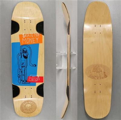SkaReCo YoRace 9,1"x 34.5" WB16.3" deck Recycled Graphics