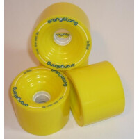 Orangatang Wheels In Heat 75mm 86a - yellow