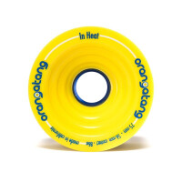 Orangatang Wheels In Heat 75mm 86a - yellow