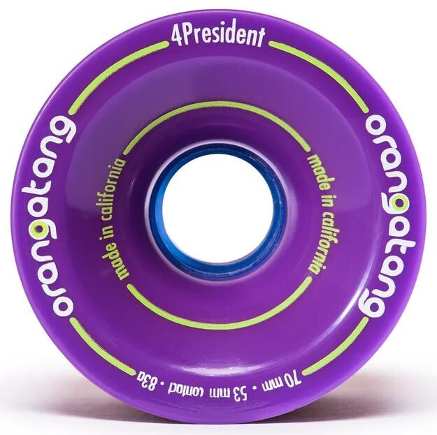 Orangatang Wheels 4 President 70mm 83a - purple