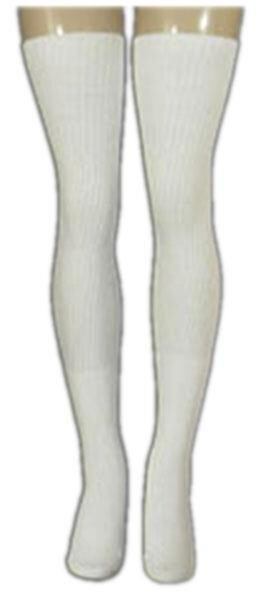 SKATERSOCKS 35" white style 35-04 plain white
