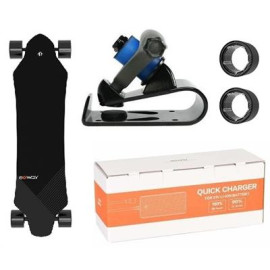 Avenue Truck & Quick Charger & extra rear wheels black